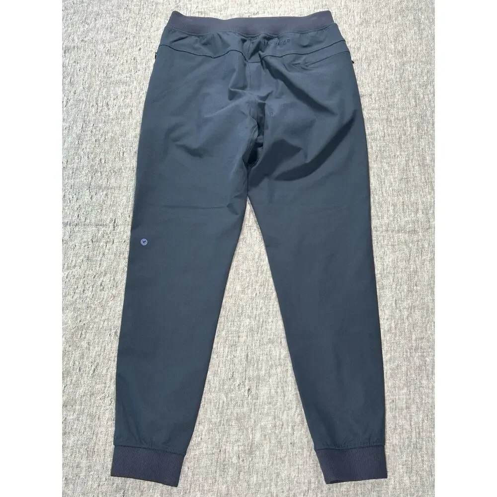 Birddogs Boom For Your Broomstick Jogger Sweatpants Mens Medium Navy Blue Lined